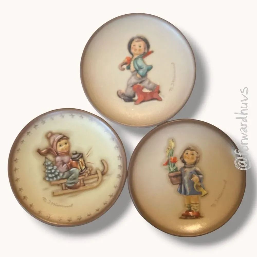 M.I. Hummel Mini Collector Plates Lot of 3